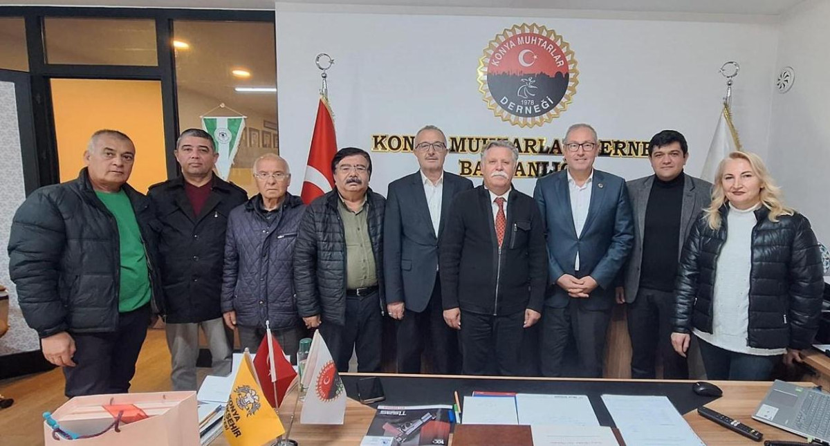 CHP’den, Konya Muhtarlar Derneğine ziyaret