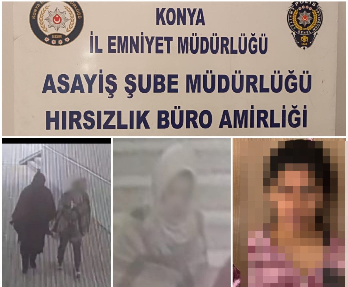 Konya’da Hırsız Polisten Kaçamadı