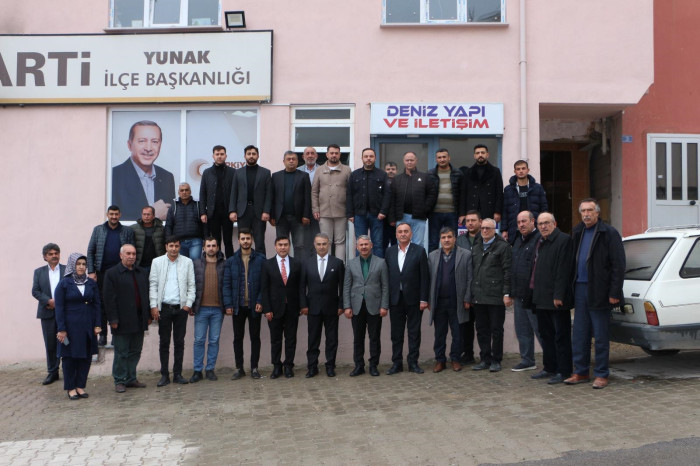 MHP Yunak’dan Başkan Aktaş’a Hayırlı Olsun Ziyareti